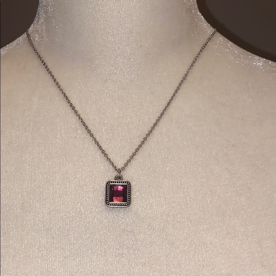 Amethyst Pendant Necklace